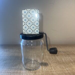 Androck Manual Nut Chopper Grinder No 49 Atomic Starburst USA Mid Century